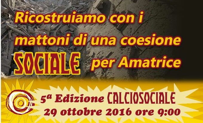 5.Edizione CALCIO SOCIALE